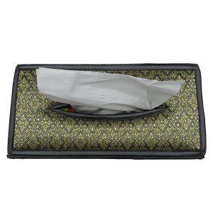 Thai tissue box Cover Grey-Gold2 website