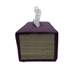 Thai tissue box Cover Purple-Gold4 website