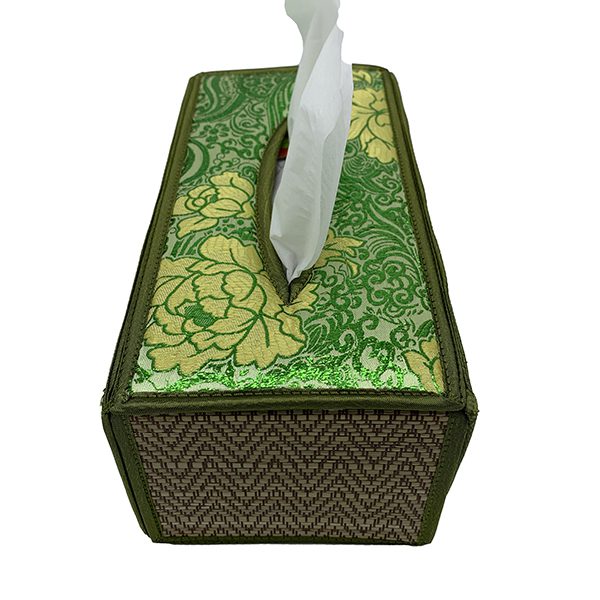Thai tissue box Cover jade green 3 website