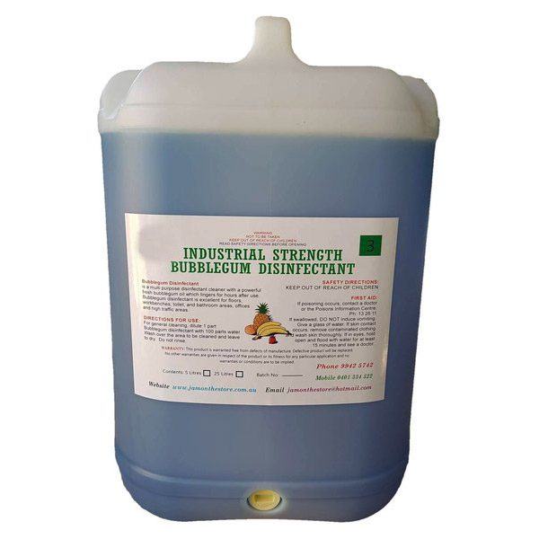 176549 disinfectant bubble gum 25lt 01b grande