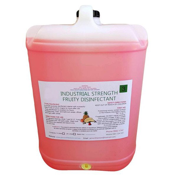 176549 disinfectant fruity 25lt 01b grande