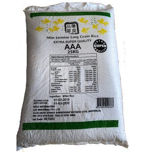 Miss Jasmine rice back