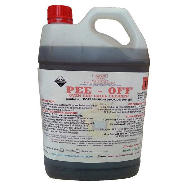 177757 pee off oven grill cleaner 5lt 01 grande 177757 pee off oven grill cleaner 5lt 01 grande