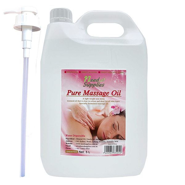 Pure massage oil 5L Website New with pump