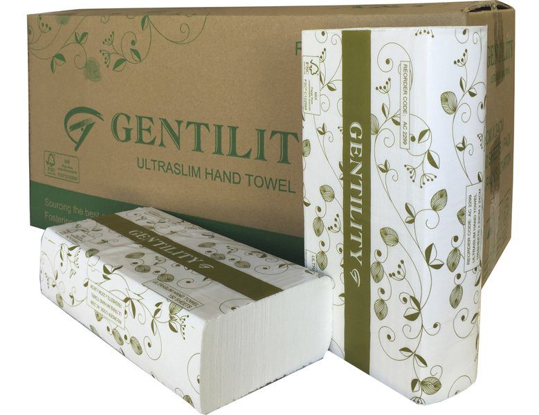290563 a c gentility ultraslim paper towel 1ply 150sht 16pck ac 2299 grande