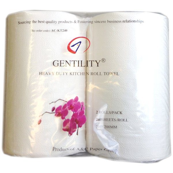 303362 a c gentility kitchen roll towel 2ply 240sht 12rolls ac kt240 01a grande 303362 a c gentility kitchen roll towel 2ply 240sht 12rolls ac kt240 01a grande