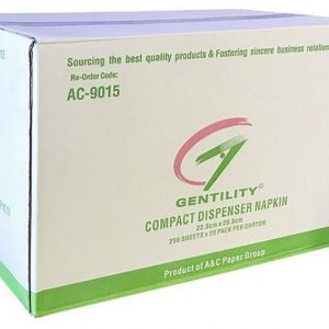 322725 a c gentility compact dispenser napkin 1ply 5000shts ac 9015 04 grande