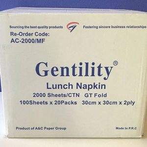 322732 a c gentility luncheon napkin 2ply 2000shts multi fold ac 2000mf 03 grande
