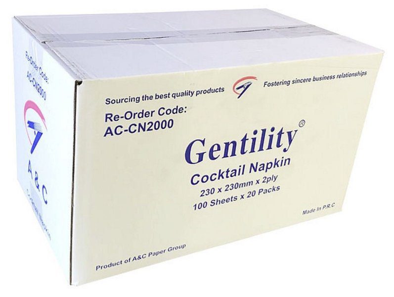 322735 a c gentility cocktail napkin 2000sht ac cn2000 02 grande 322735 a c gentility cocktail napkin 2000sht ac cn2000 02 grande