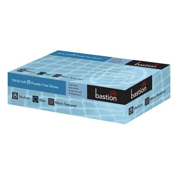 Bastion Nitrile Blue Gloves Bastion Nitrile Blue Gloves