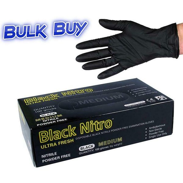 Black Nitrile gloves