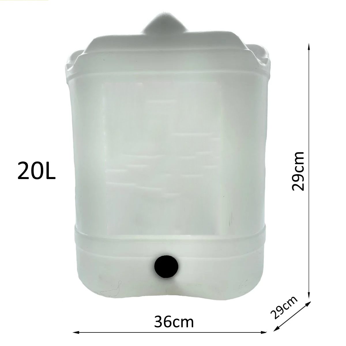 jerry can 20l measurement