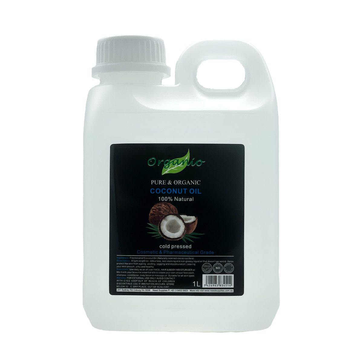 organio coconut 1L organio coconut 1L