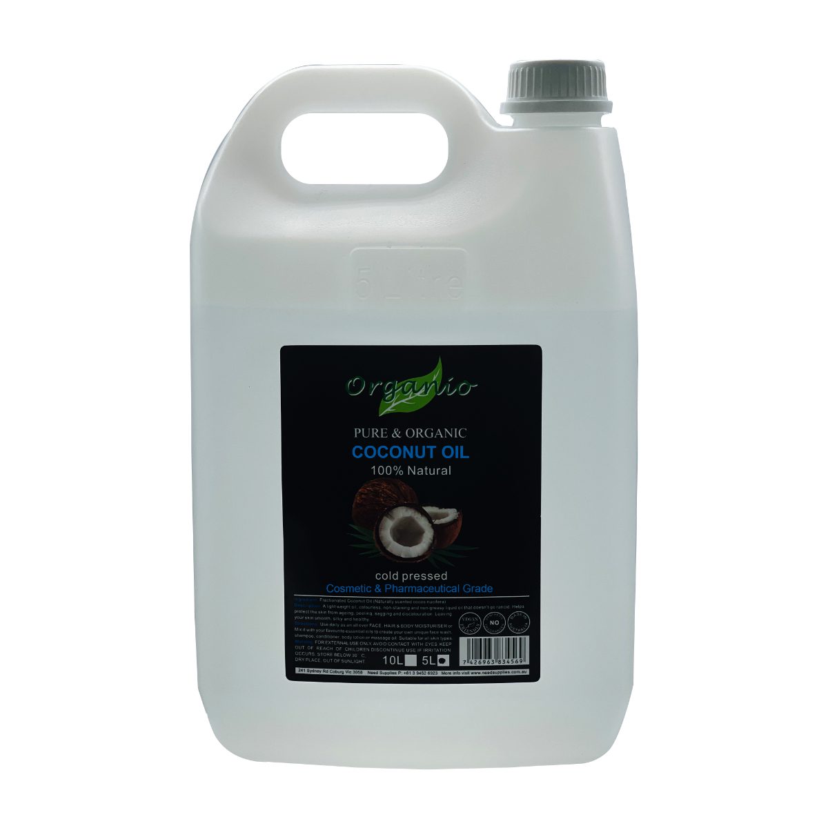 organio coconut 5L organio coconut 5L