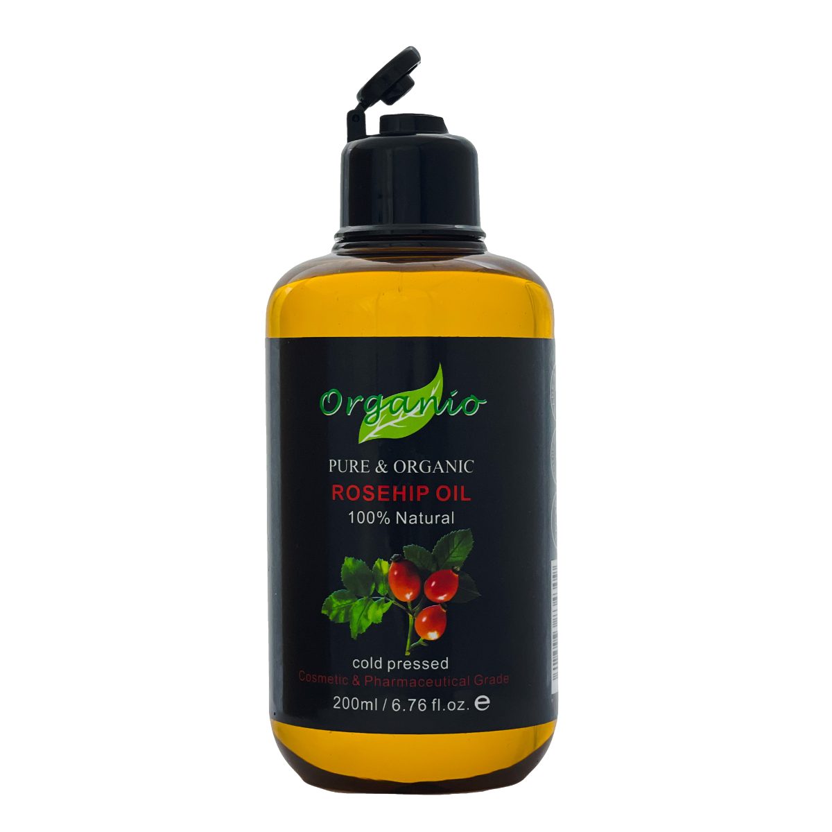 organio rosehip 200ml open