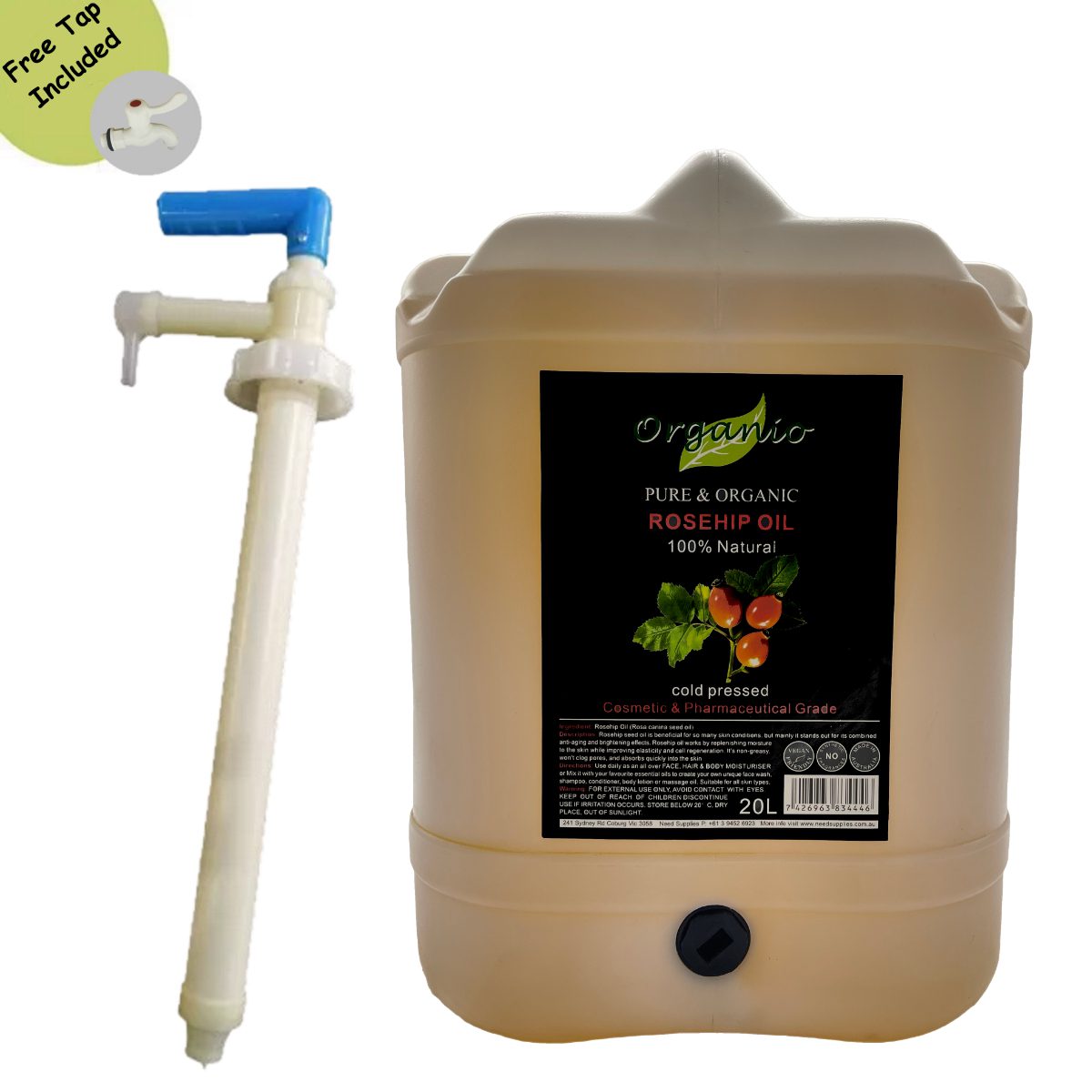 organio rosehip 20L pump