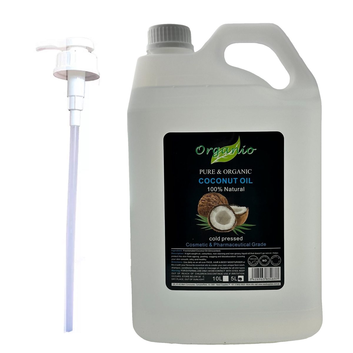 unscented coco 5L pump unscented coco 5L pump