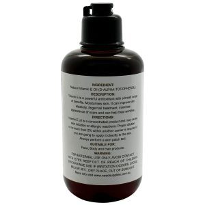 VITAMIN E 200ml back VITAMIN E 200ml back
