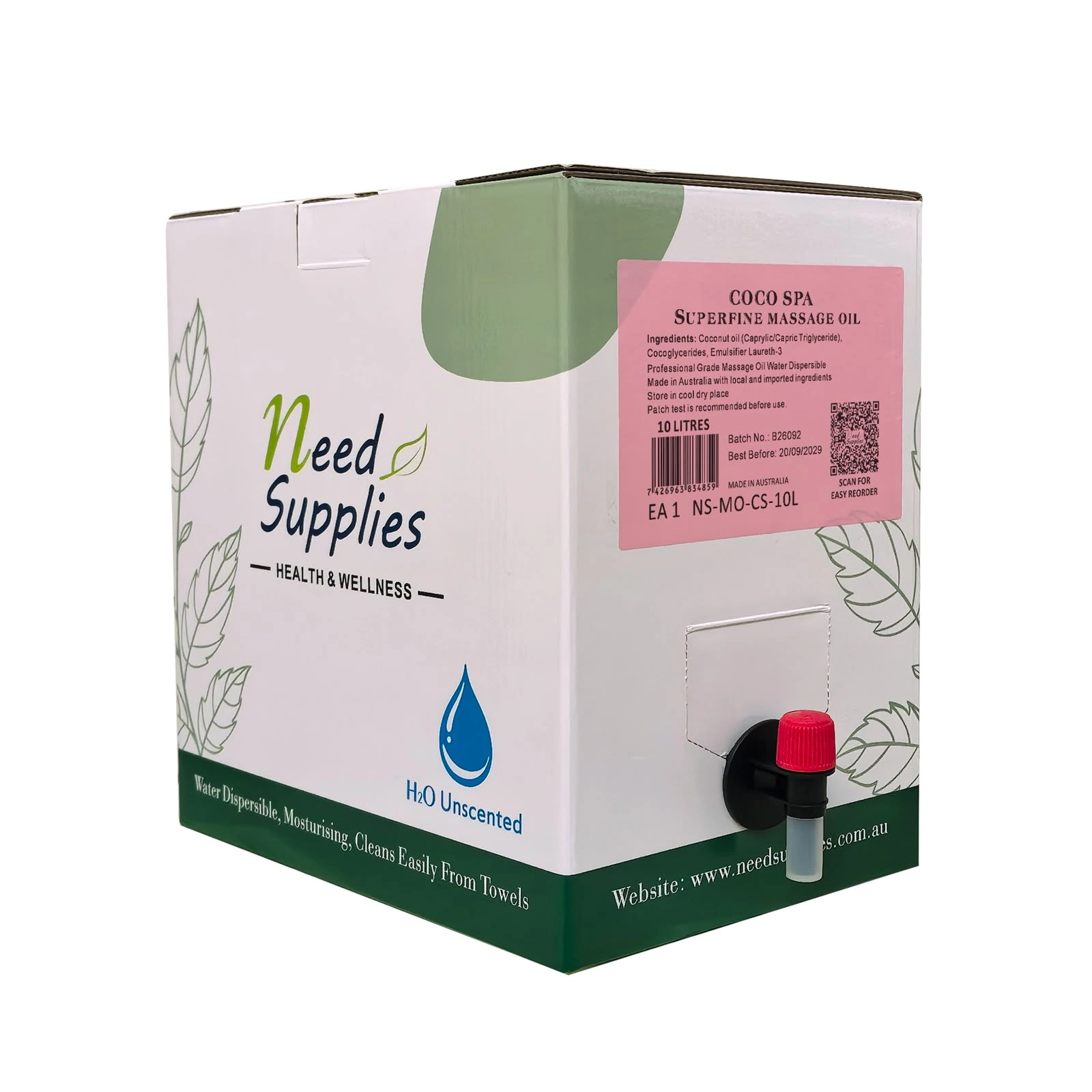 coco spa superfine massage oil 10l bulk pack coco spa superfine massage oil 10l bulk pack